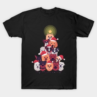 Dog Christmas Tree T-Shirt